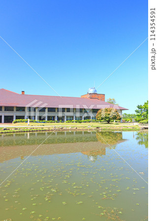 長野県長野市、長野市立博物館の風景 114354591