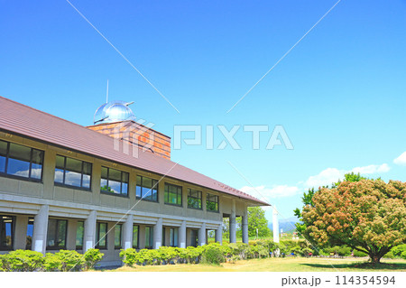 長野県長野市、長野市立博物館の風景 114354594