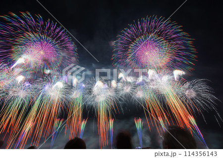 花火 ワイドスターマイン Shinmei Fireworks 114356143