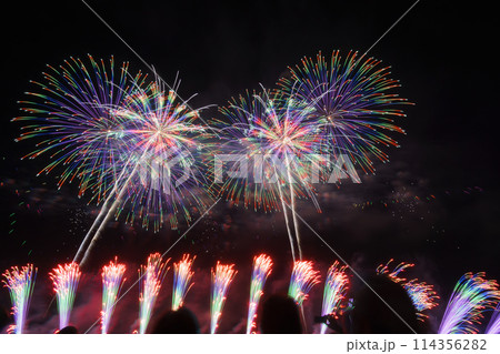 花火 ワイドスターマイン Shinmei Fireworks 114356282