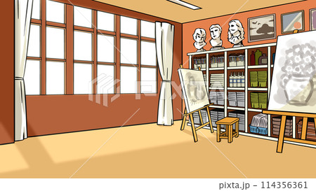 美術室の背景 美術室の背景 114356361