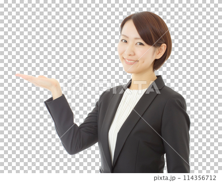 A woman giving a tour A woman giving a tour 114356712