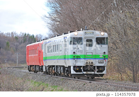 根室本線　十弗ー豊頃　JR北海道　キハ40-1723+キハ40-1749（釧路） 114357078