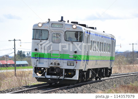 根室本線　新吉野ー浦幌　JR北海道　キハ40-1741（釧路） 114357079