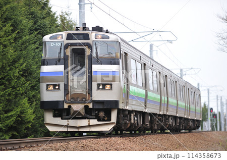 札沼線 石狩太美ーあいの里公園 JR北海道 キハ201系 D-101編成(苗穂) 札沼線 石狩太美ーあいの里公園 JR北海道 キハ201系 D-101編成(苗穂) 114358673
