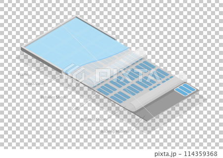 3D Isometric Flat Conceptual Illustration of Solar Panels, Educational Diagram 3D Isometric Flat Conceptual Illustration of Solar Panels, Educational Diagram 114359368