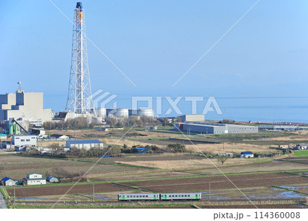 室蘭本線 有珠ー長和 JR北海道 キハ150+キハ150 室蘭本線 有珠ー長和 JR北海道 キハ150+キハ150 114360008