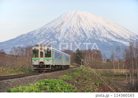 函館本線 倶知安ー小沢 JR北海道 キハ150-13(苗穂) 函館本線 倶知安ー小沢 JR北海道 キハ150-13(苗穂) 114360165