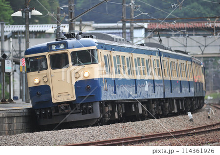 中央本線　上野原　JR東日本　115系　N2編成（豊田） 114361926