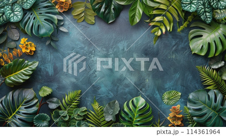Close Up of a Green Leafy Tree 114361964