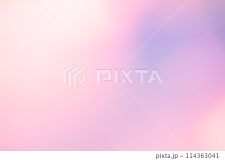 ライトピンクカラーグラデーション　(背景素材) 114363041