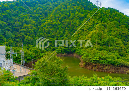 岐阜県の庄川 岐阜県の庄川 114363670