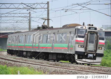 函館本線 豊幌ー江別 JR北海道 731系 G-107編成(札幌) 函館本線 豊幌ー江別 JR北海道 731系 G-107編成(札幌) 114364317