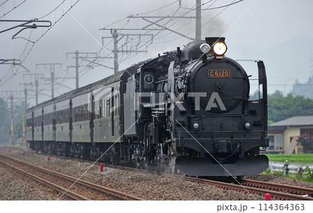 上越線　後閑ー沼田　JR東日本　C61-20＋旧客（高崎）　SLみなかみ 114364363