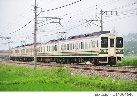 上越線　後閑ー沼田　JR東日本　107系　R2編成（高崎） 114364646
