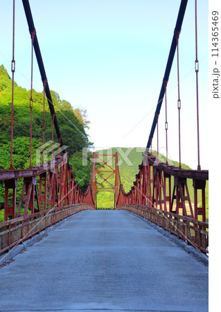 日本で唯一の構造となる国道418号の旅足橋 日本で唯一の構造となる国道418号の旅足橋 114365469