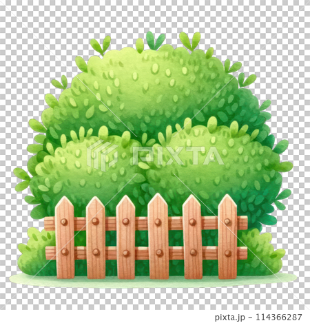 Cute Farm Animals Watercolor Clipart 114366287