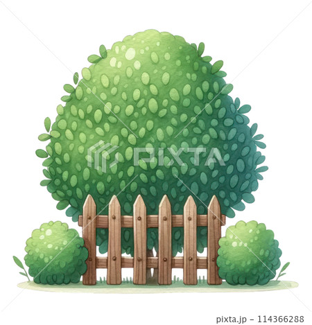 Cute Farm Animals Watercolor Clipart 114366288