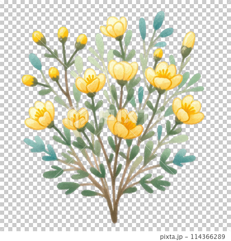 Cute Farm Animals Watercolor Clipart 114366289