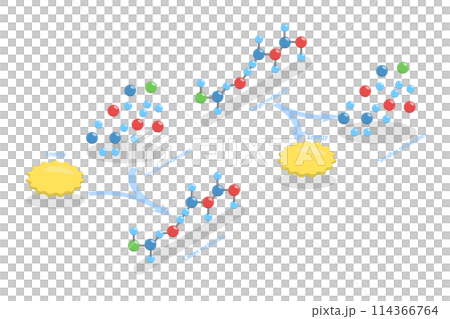 3D Isometric Flat Conceptual Illustration of Anabolic Vs Catabolic Reaction, Educational Diagram 3D Isometric Flat Conceptual Illustration of Anabolic Vs Catabolic Reaction, Educational Diagram 114366764