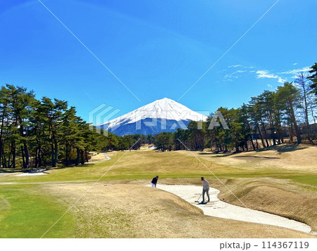 富士山が見えるゴルフ場 富士山が見えるゴルフ場 114367119