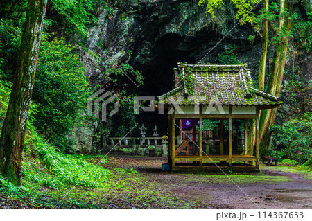新緑の岩戸神社　【長崎県雲仙市】 114367633