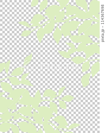 葉の影をイメージしたイラスト 縦型バージョン 葉の影をイメージしたイラスト 縦型バージョン 114367698