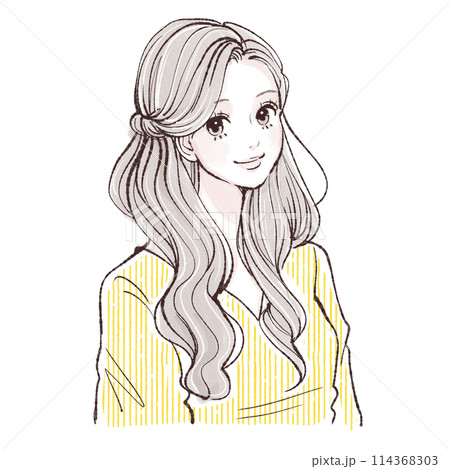 女性・女の子のイラスト素材 女性・女の子のイラスト素材 114368303