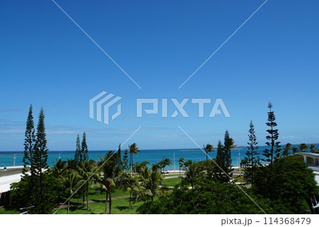 快晴のニューカレドニアの風景 114368479