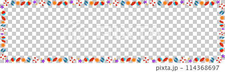 The summer border line for holiday or travel concept 114368697