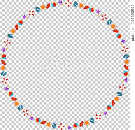 The summer border line for holiday or travel concept 114368699