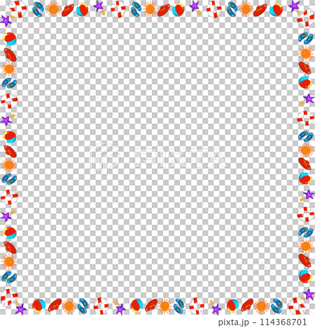 The summer border line for holiday or travel concept 114368701