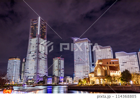 （神奈川県）横浜みなとみらい　運河パーク　クリスマスイベント 114368805