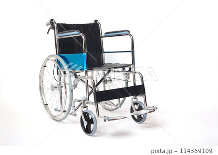 wheelchair on white background, healthcare concept, accident, insurance, life insurance, wellness, hospital. wheelchair on white background, healthcare concept, accident, insurance, life insurance, wellness, hospital. 114369109
