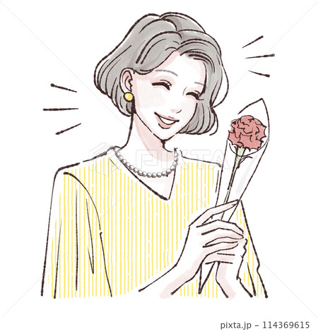 母の日/カーネーション/お母さん/母/義母/プレゼント/花/花束母さんいつもありがとう/イラスト素材 母の日/カーネーション/お母さん/母/義母/プレゼント/花/花束母さんいつもありがとう/イラスト素材 114369615