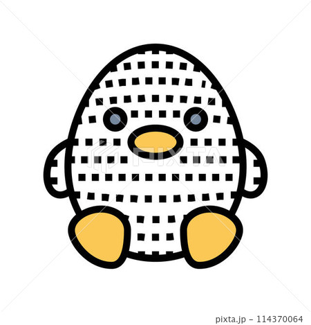 amigurumi kawaii color icon vector illustration amigurumi kawaii color icon vector illustration 114370064