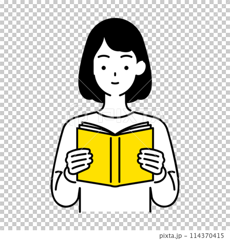 喜歡閱讀的女人的插圖 喜歡閱讀的女人的插圖 114370415