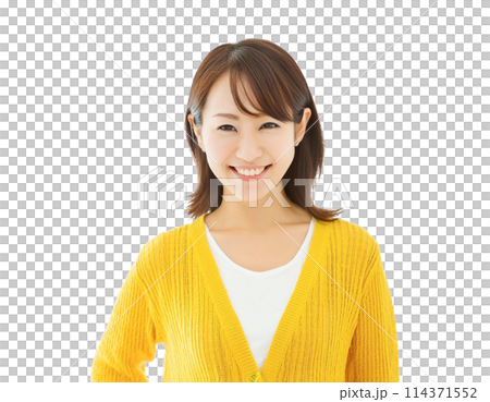 笑顔の日本人女性 笑顔の日本人女性 114371552