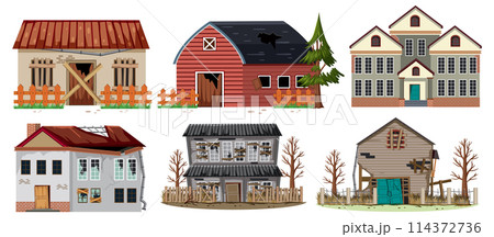 Diverse Styles of Residential Houses 114372736