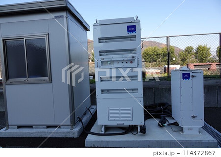 長野県の水道局の浄水場風景です。 114372867