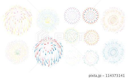 花火 透過素材 114373141