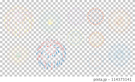 花火 透過素材 114373141