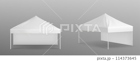 Tent mockup for exhibition event 114373645