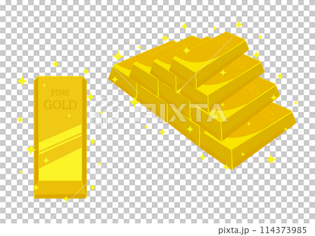 Many gold bars Many gold bars 114373985
