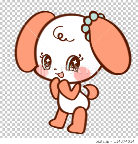 Retro dog 114374014