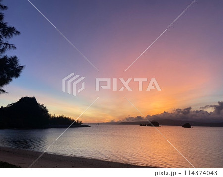 夕日 夕日 114374043