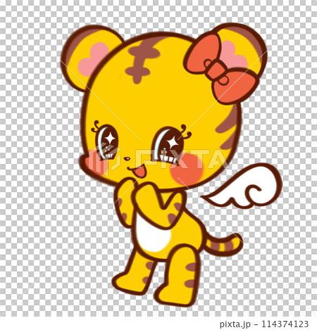 Retro Tora-chan (Tiger with Wings) 114374123