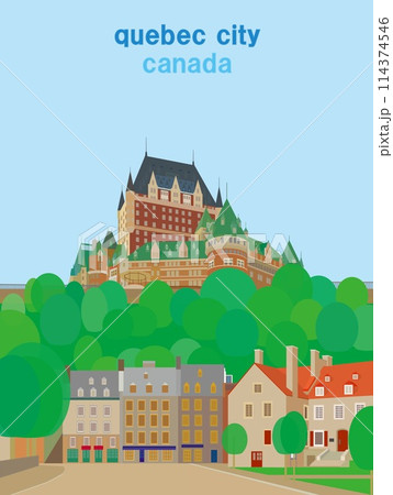 ケベックシティー quebec city シャトーフロントナック カナダ
