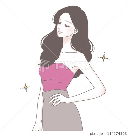 女性・女の子のイラスト素材 114374598