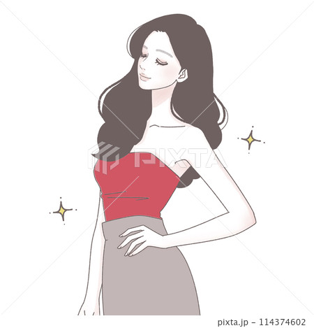 女性・女の子のイラスト素材 114374602